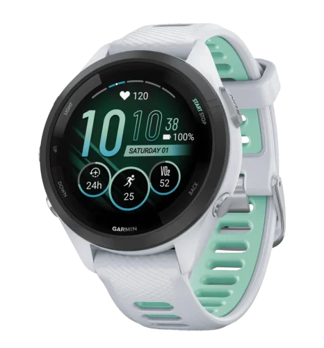 Смарт-годинник Garmin Forerunner 265S Black Bezel w. Whitestone Case and Whitestone/Neo Tropic S. Band (010-02810-14)